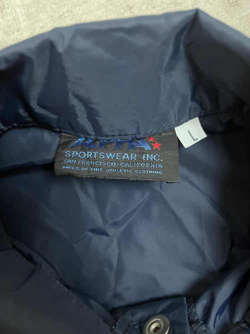 Vintage Coachjacke Dunkelblau 1